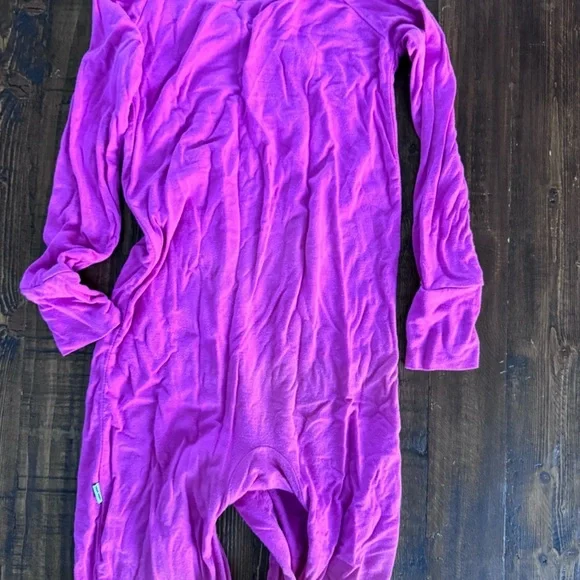 Little Sleepies Vibrant Pink Footie - Picture 3 of 3